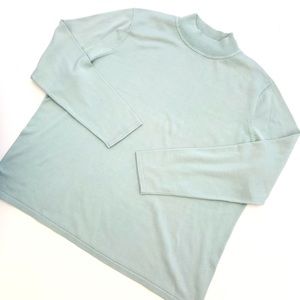 Pendleton Vintage Blue Silk Pullover Sweater Sz 2X